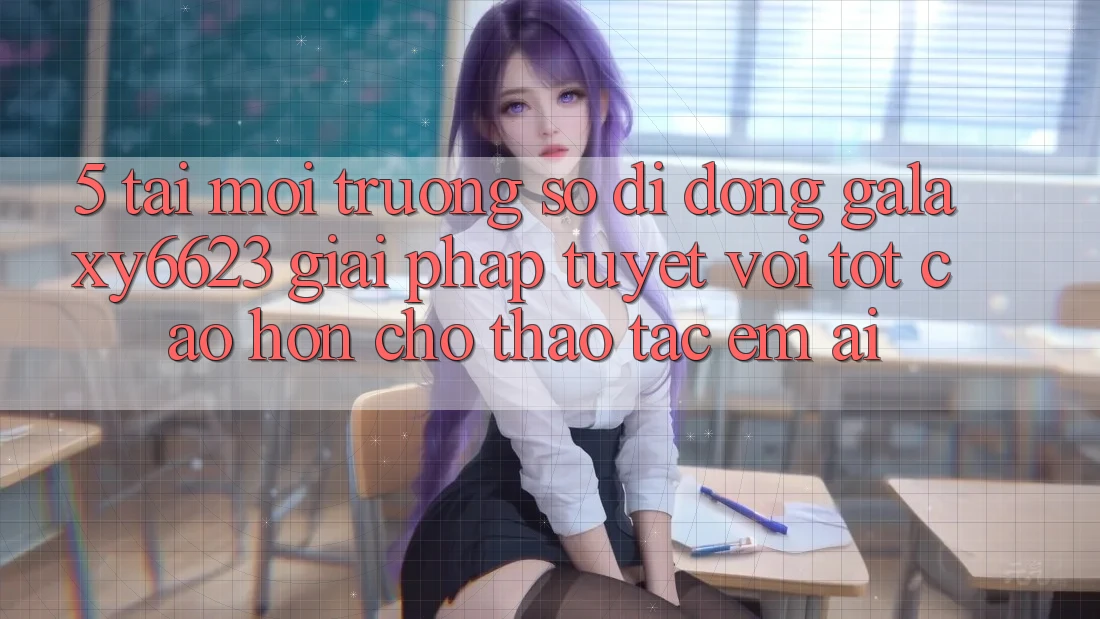 5. Tải Môi trường số di động Galaxy6623 - Giải Pháp Tuyệt vời tốt cao hơn Cho Thao tác Êm ái
