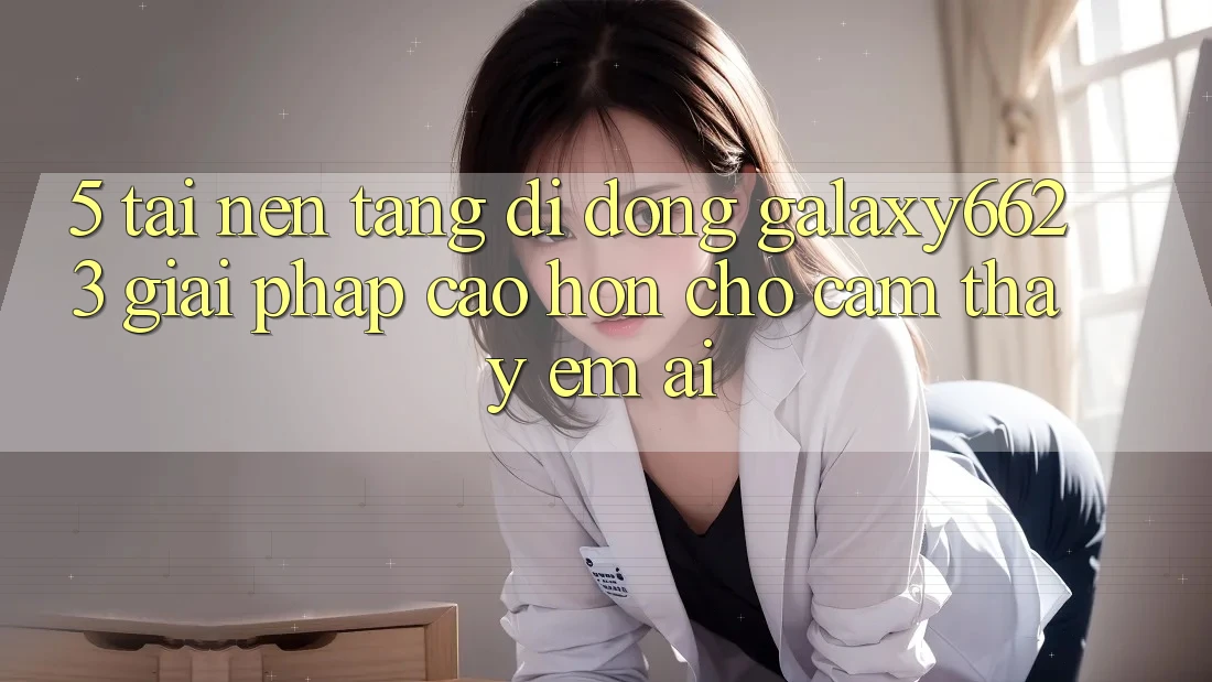 5. Tải Nền tảng di động Galaxy6623 - Giải Pháp Cao hơn Cho Cảm thấy Êm ái