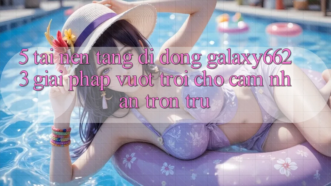 5. Tải Nền tảng di động Galaxy6623 - Giải Pháp Vượt Trội Cho Cảm nhận Trơn tru 5. Tải Nền tảng di động Galaxy6623 - Giải Pháp Vượt Trội Cho Cảm nhận Trơn tru