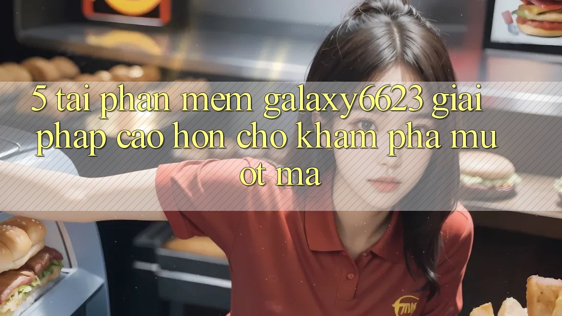 5. Tải Phần mềm Galaxy6623 - Giải Pháp Cao hơn Cho Khám phá Mượt mà 5. Tải Phần mềm Galaxy6623 - Giải Pháp Cao hơn Cho Khám phá Mượt mà