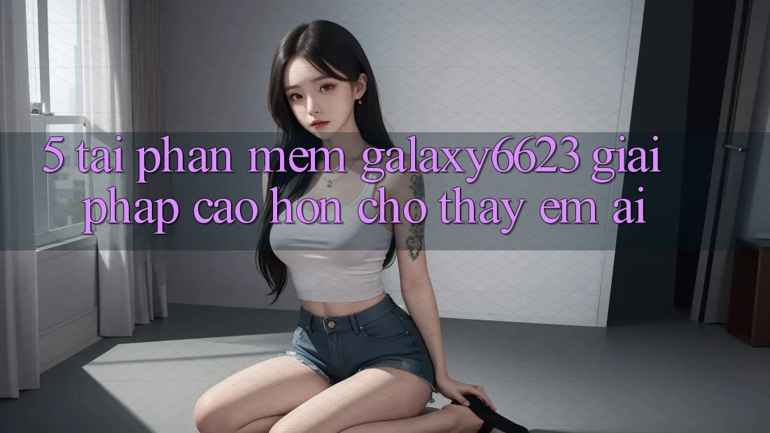 5. Tải Phần mềm Galaxy6623 - Giải Pháp Cao hơn Cho Thấy Êm ái