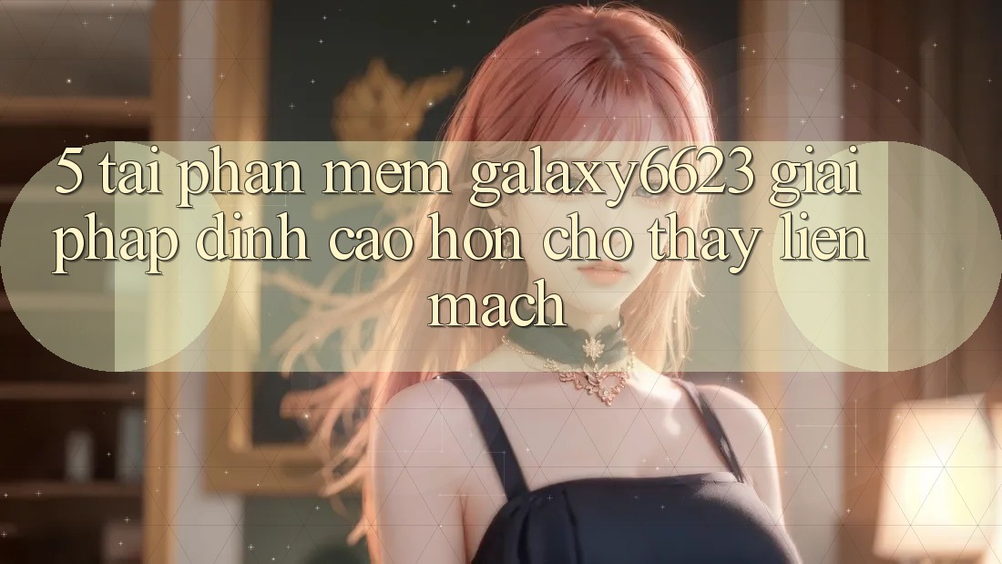 5. Tải Phần mềm Galaxy6623 - Giải Pháp Đỉnh cao hơn Cho Thấy Liền mạch 5. Tải Phần mềm Galaxy6623 - Giải Pháp Đỉnh cao hơn Cho Thấy Liền mạch