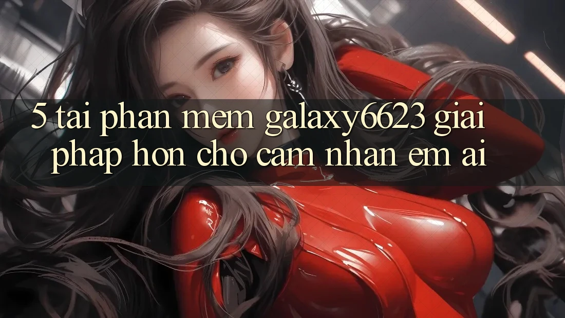 5. Tải Phần mềm Galaxy6623 - Giải Pháp Hơn Cho Cảm nhận Êm ái 5. Tải Phần mềm Galaxy6623 - Giải Pháp Hơn Cho Cảm nhận Êm ái