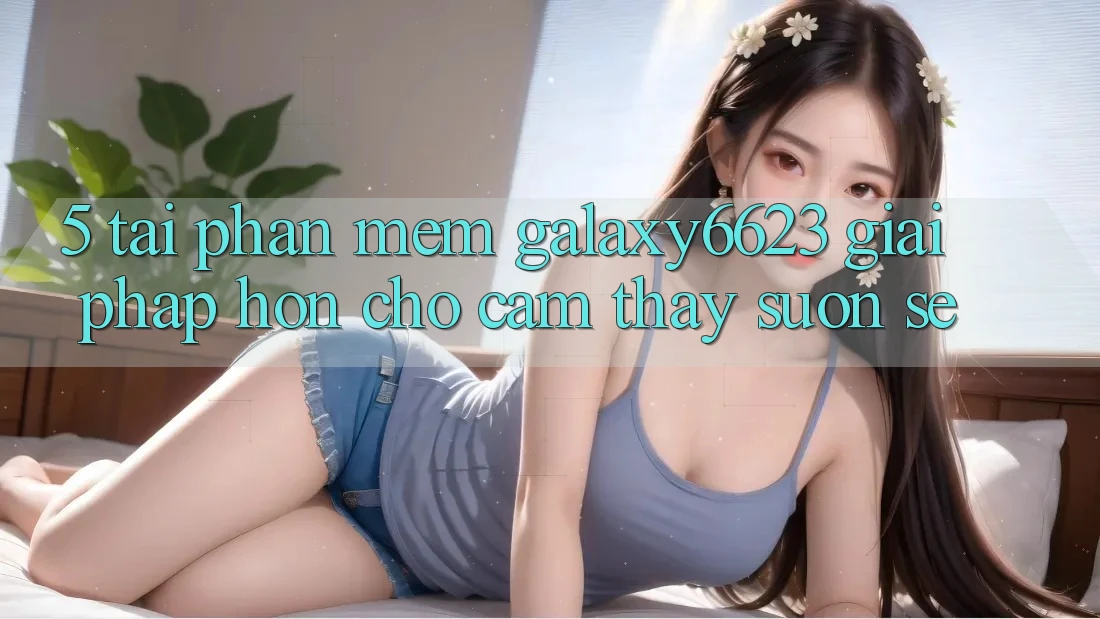 5. Tải Phần mềm Galaxy6623 - Giải Pháp Hơn Cho Cảm thấy Suôn sẻ 5. Tải Phần mềm Galaxy6623 - Giải Pháp Hơn Cho Cảm thấy Suôn sẻ