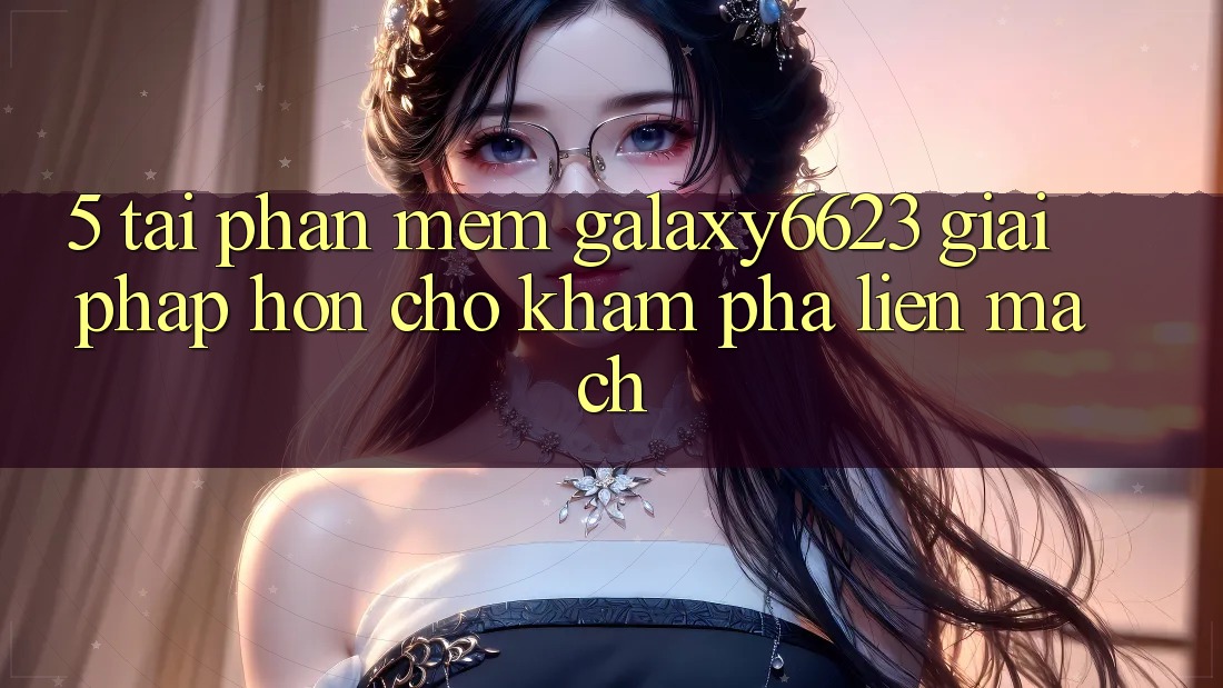 5. Tải Phần mềm Galaxy6623 - Giải Pháp Hơn Cho Khám phá Liền mạch 5. Tải Phần mềm Galaxy6623 - Giải Pháp Hơn Cho Khám phá Liền mạch