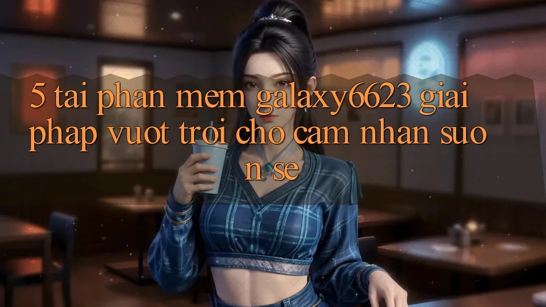 5. Tải Phần mềm Galaxy6623 - Giải Pháp Vượt Trội Cho Cảm nhận Suôn sẻ