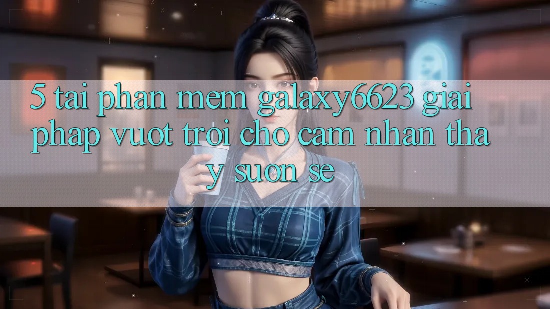 5. Tải Phần mềm Galaxy6623 - Giải Pháp Vượt trội Cho Cảm nhận thấy Suôn sẻ 5. Tải Phần mềm Galaxy6623 - Giải Pháp Vượt trội Cho Cảm nhận thấy Suôn sẻ