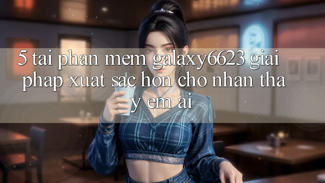 5. Tải Phần mềm Galaxy6623 - Giải Pháp Xuất sắc hơn Cho Nhận thấy Êm ái