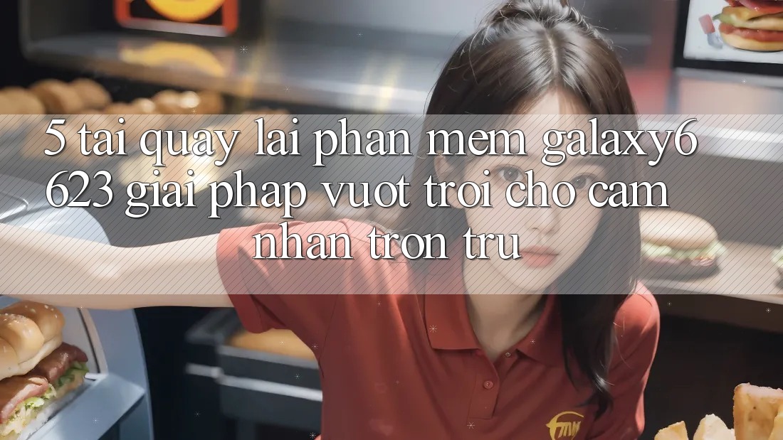 5. Tải quay lại Phần mềm Galaxy6623 - Giải Pháp Vượt Trội Cho Cảm nhận Trơn tru