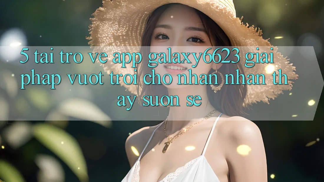 5. Tải trở về App Galaxy6623 - Giải Pháp Vượt Trội Cho Nhận nhận thấy Suôn sẻ