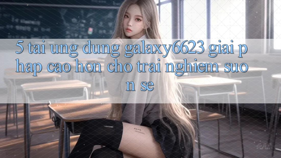 5. Tải Ứng dụng Galaxy6623 - Giải Pháp Cao hơn Cho Trải nghiệm Suôn sẻ