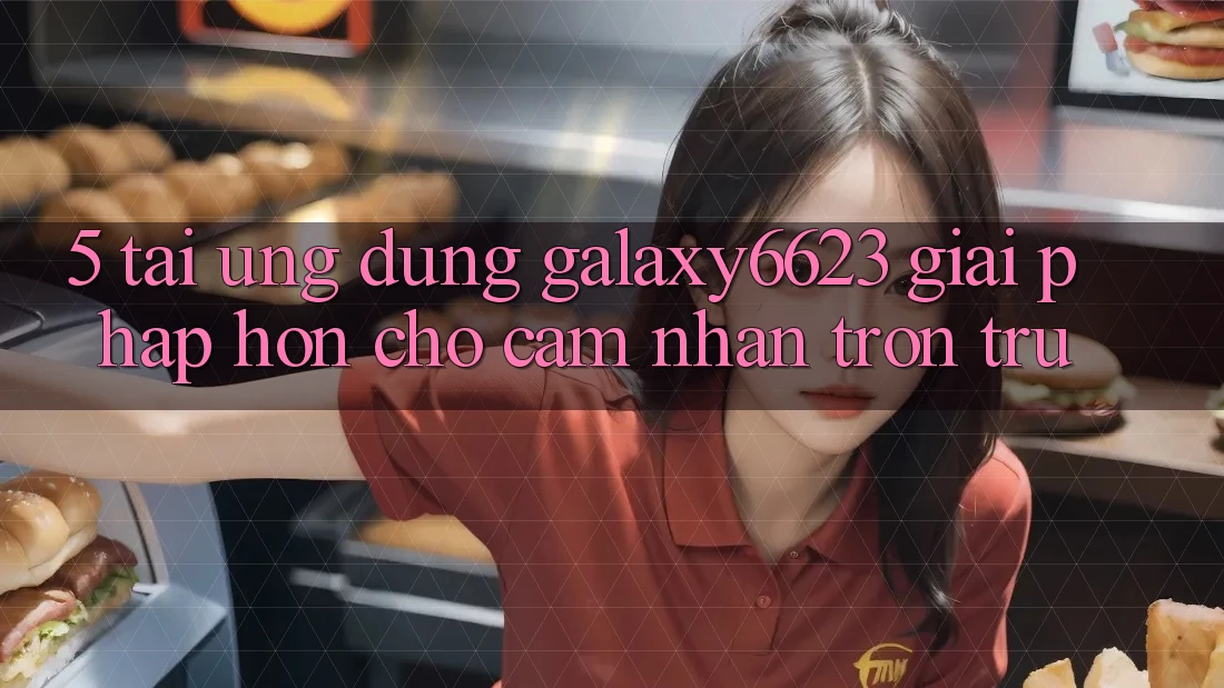5. Tải Ứng dụng Galaxy6623 - Giải Pháp Hơn Cho Cảm nhận Trơn tru