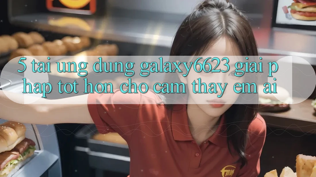 5. Tải Ứng dụng Galaxy6623 - Giải Pháp Tốt hơn Cho Cảm thấy Êm ái