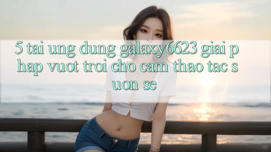 5. Tải Ứng dụng Galaxy6623 - Giải Pháp Vượt Trội Cho Cảm thao tác Suôn sẻ