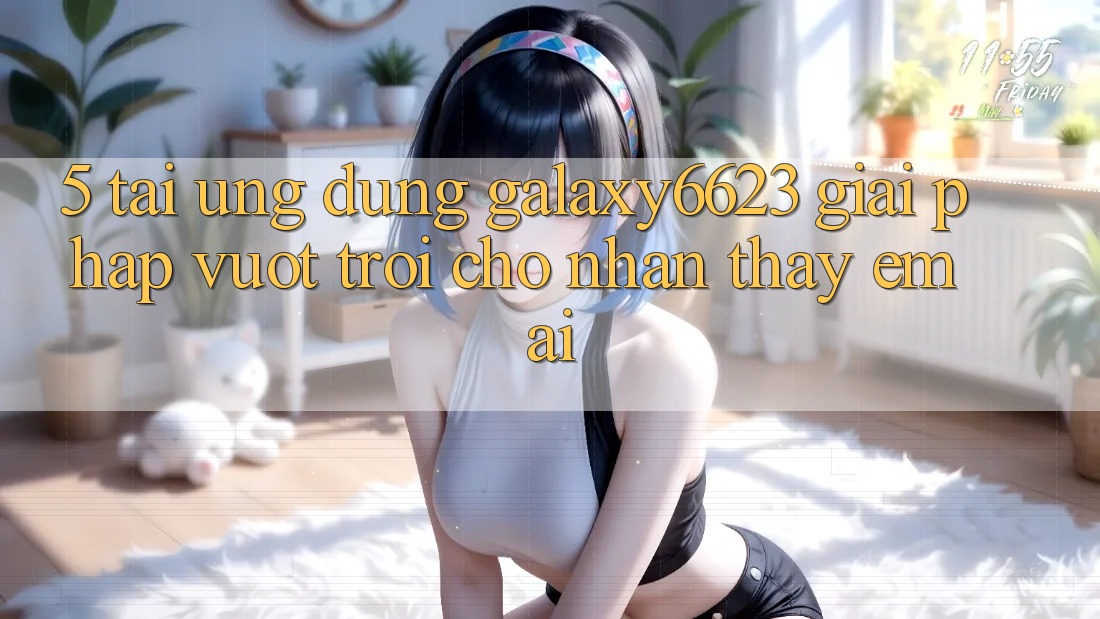 5. Tải Ứng dụng Galaxy6623 - Giải Pháp Vượt Trội Cho Nhận thấy Êm ái