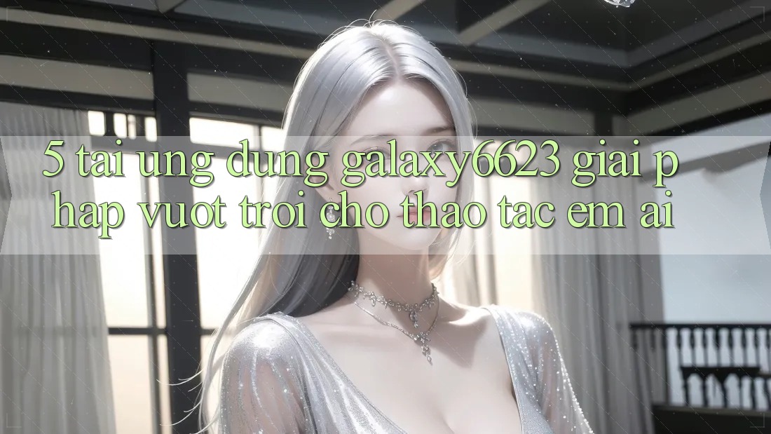 5. Tải Ứng dụng Galaxy6623 - Giải Pháp Vượt Trội Cho Thao tác Êm ái 5. Tải Ứng dụng Galaxy6623 - Giải Pháp Vượt Trội Cho Thao tác Êm ái