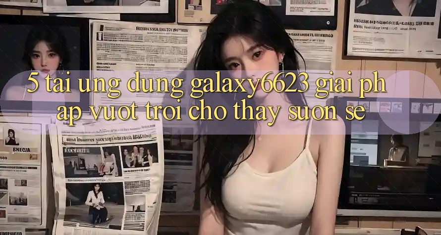 5. Tải Ứng dụng Galaxy6623 - Giải Pháp Vượt Trội Cho Thấy Suôn sẻ