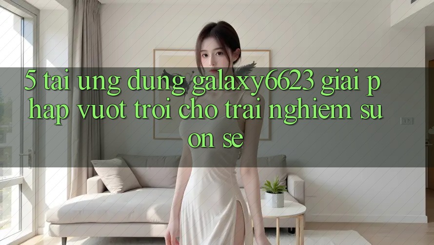5. Tải Ứng dụng Galaxy6623 - Giải Pháp Vượt Trội Cho Trải Nghiệm Suôn sẻ 5. Tải Ứng dụng Galaxy6623 - Giải Pháp Vượt Trội Cho Trải Nghiệm Suôn sẻ
