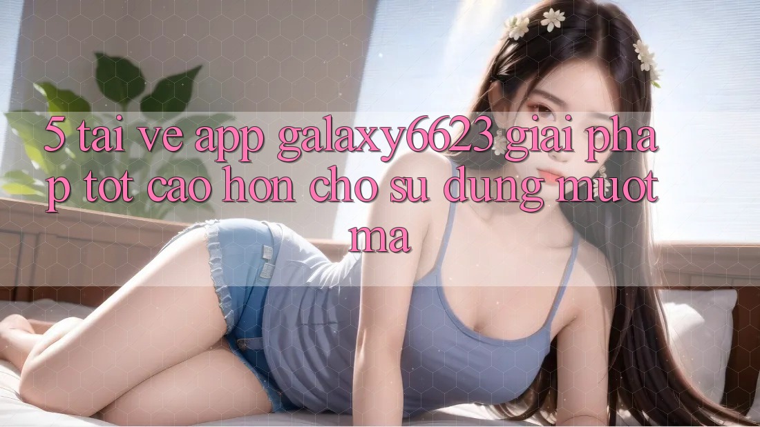 5. Tải về App Galaxy6623 - Giải Pháp Tốt cao hơn Cho Sử dụng Mượt Mà