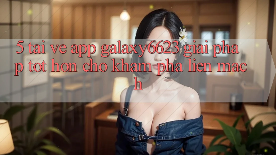 5. Tải về App Galaxy6623 - Giải Pháp Tốt hơn Cho Khám phá Liền mạch