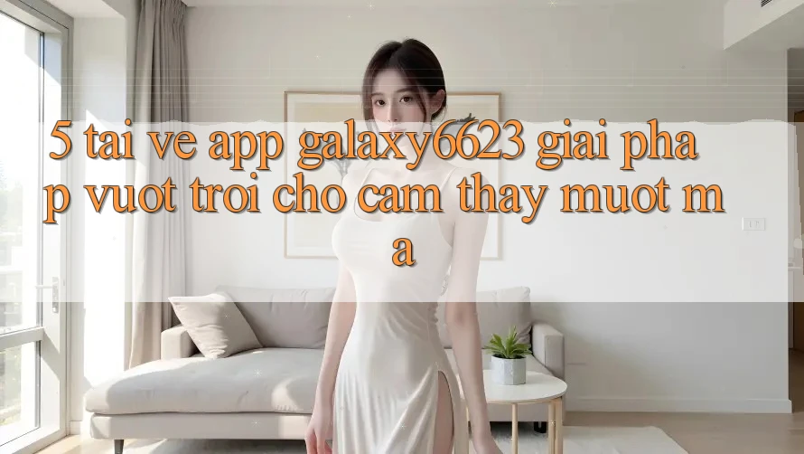 5. Tải về App Galaxy6623 - Giải Pháp Vượt Trội Cho Cảm thấy Mượt Mà 5. Tải về App Galaxy6623 - Giải Pháp Vượt Trội Cho Cảm thấy Mượt Mà