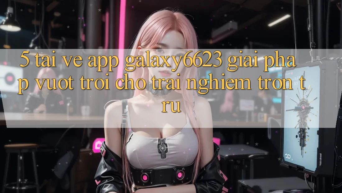 5. Tải về App Galaxy6623 - Giải Pháp Vượt Trội Cho Trải Nghiệm Trơn tru 5. Tải về App Galaxy6623 - Giải Pháp Vượt Trội Cho Trải Nghiệm Trơn tru