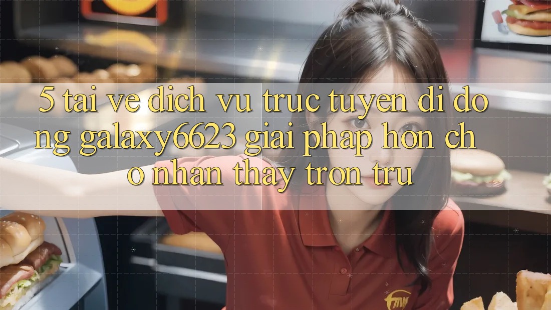5. Tải về Dịch vụ trực tuyến di động Galaxy6623 - Giải Pháp Hơn Cho Nhận thấy Trơn tru