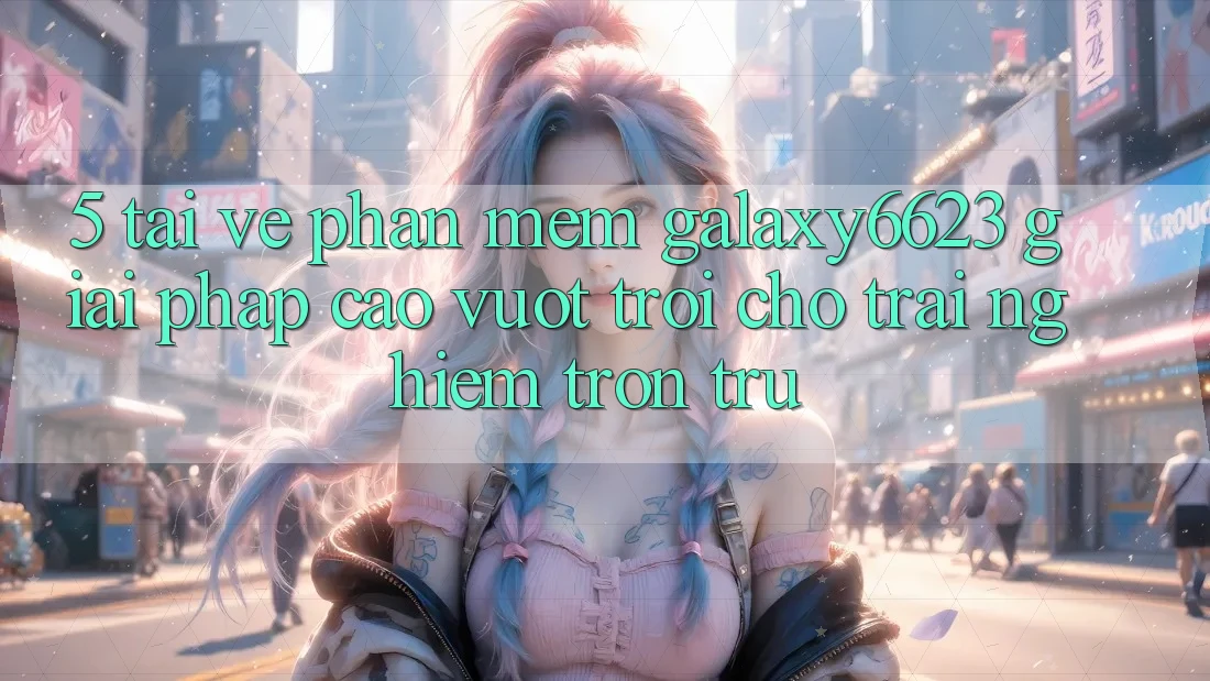 5. Tải về Phần mềm Galaxy6623 - Giải Pháp Cao vượt trội Cho Trải Nghiệm Trơn tru