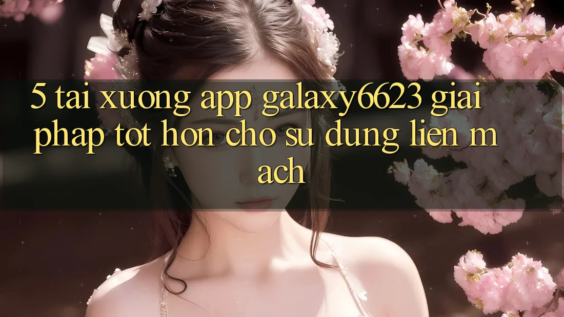 5. Tải xuống App Galaxy6623 - Giải Pháp Tốt hơn Cho Sử dụng Liền mạch 5. Tải xuống App Galaxy6623 - Giải Pháp Tốt hơn Cho Sử dụng Liền mạch
