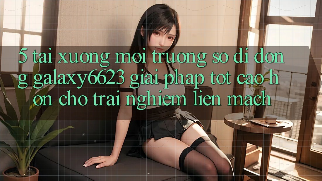 5. Tải xuống Môi trường số di động Galaxy6623 - Giải Pháp Tốt cao hơn Cho Trải Nghiệm Liền mạch