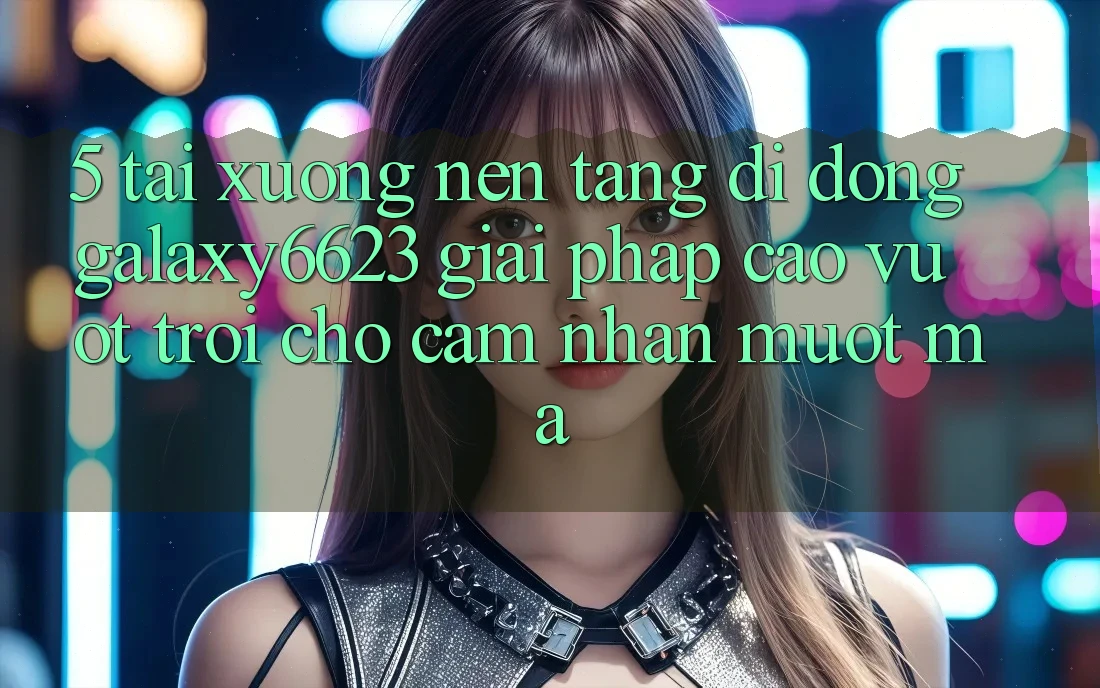 5. Tải xuống Nền tảng di động Galaxy6623 - Giải Pháp Cao vượt trội Cho Cảm nhận Mượt Mà