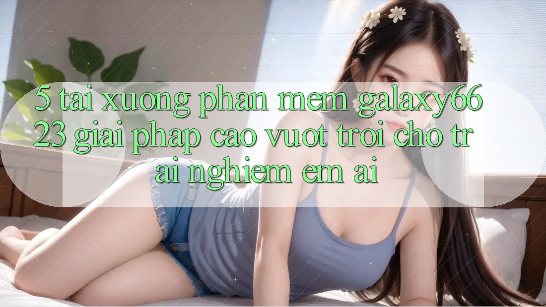 5. Tải xuống Phần mềm Galaxy6623 - Giải Pháp Cao vượt trội Cho Trải Nghiệm Êm ái 5. Tải xuống Phần mềm Galaxy6623 - Giải Pháp Cao vượt trội Cho Trải Nghiệm Êm ái