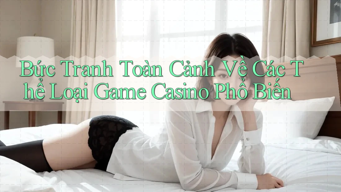 Bức Tranh Toàn Cảnh Về Các Thể Loại Game Casino Phổ Biến