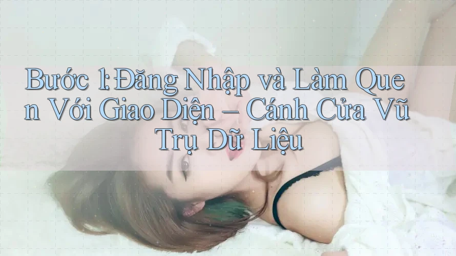Bước 1: Đăng Nhập và Làm Quen Với Giao Diện – Cánh Cửa Vũ Trụ Dữ Liệu