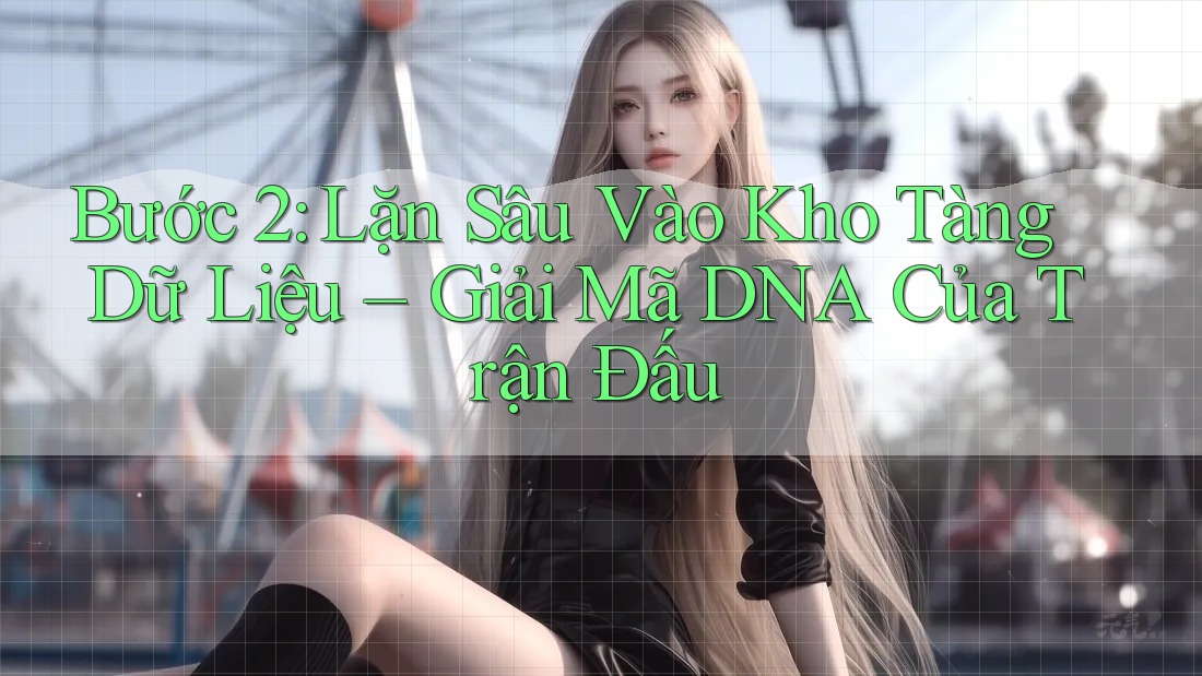 Bước 2: Lặn Sâu Vào Kho Tàng Dữ Liệu – Giải Mã DNA Của Trận Đấu