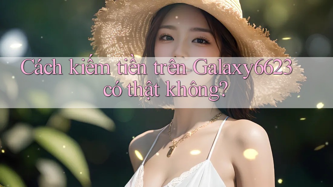 Cách kiếm tiền trên Galaxy6623 có thật không?