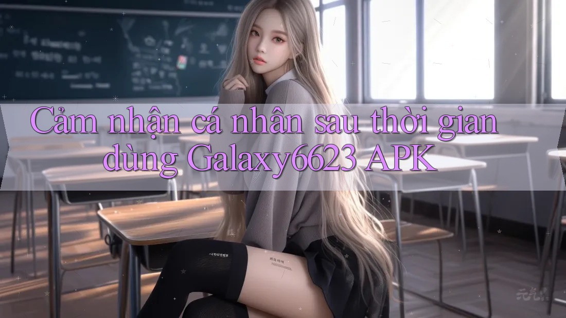 Cảm nhận cá nhân sau thời gian dùng Galaxy6623 APK
