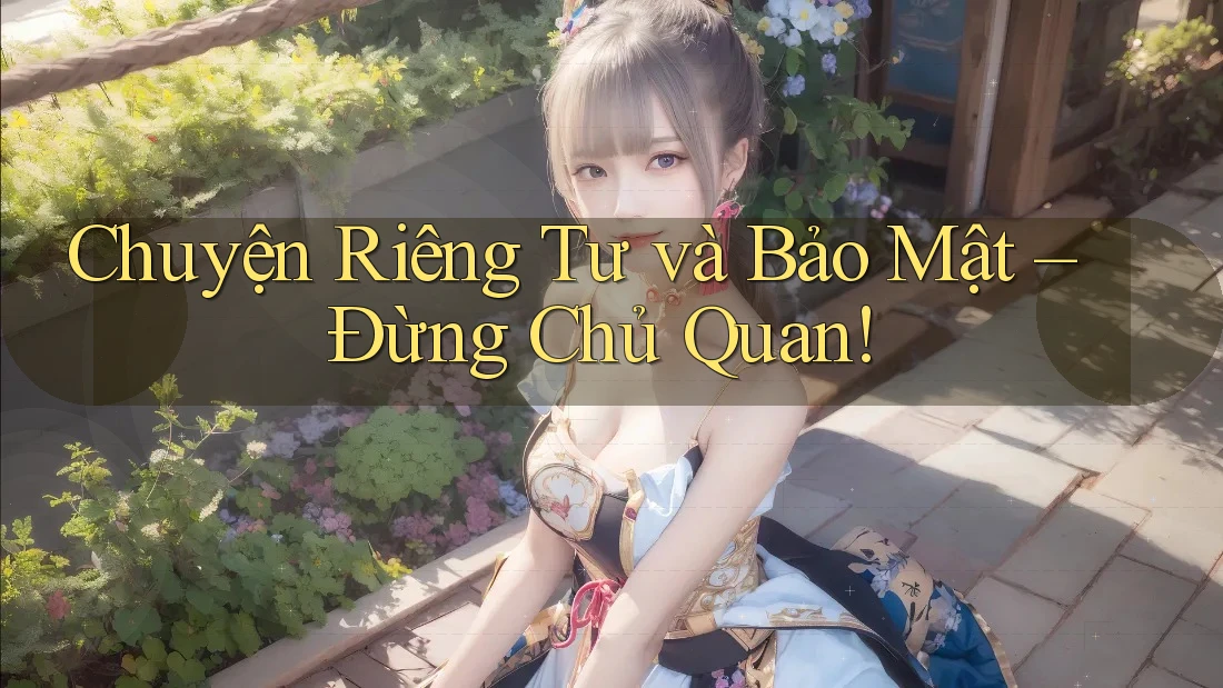Chuyện Riêng Tư và Bảo Mật: Đừng Chủ Quan! Chuyện Riêng Tư và Bảo Mật: Đừng Chủ Quan!