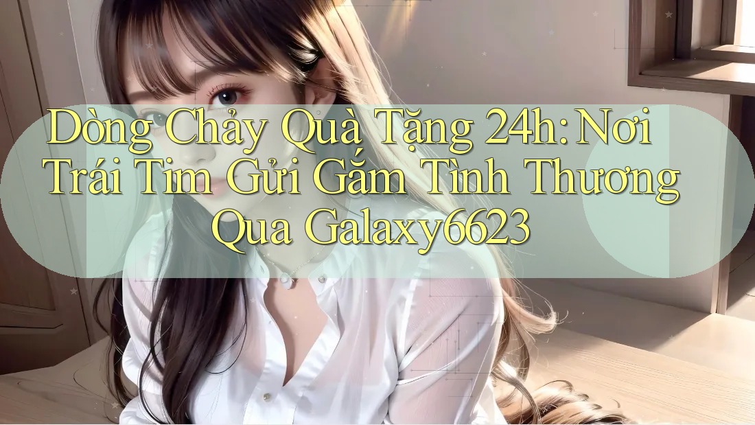 Dòng Chảy Quà Tặng 24h: Nơi Trái Tim Gửi Gắm Tình Thương Qua Galaxy6623