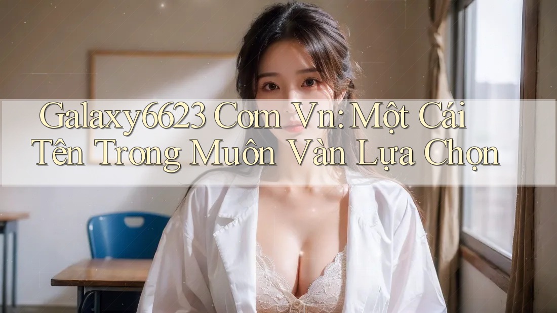 Galaxy6623 Com Vn: Một Cái Tên Trong Muôn Vàn Lựa Chọn