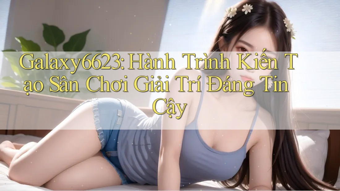 Galaxy6623: Hành Trình Kiến Tạo Sân Chơi Giải Trí Đáng Tin Cậy