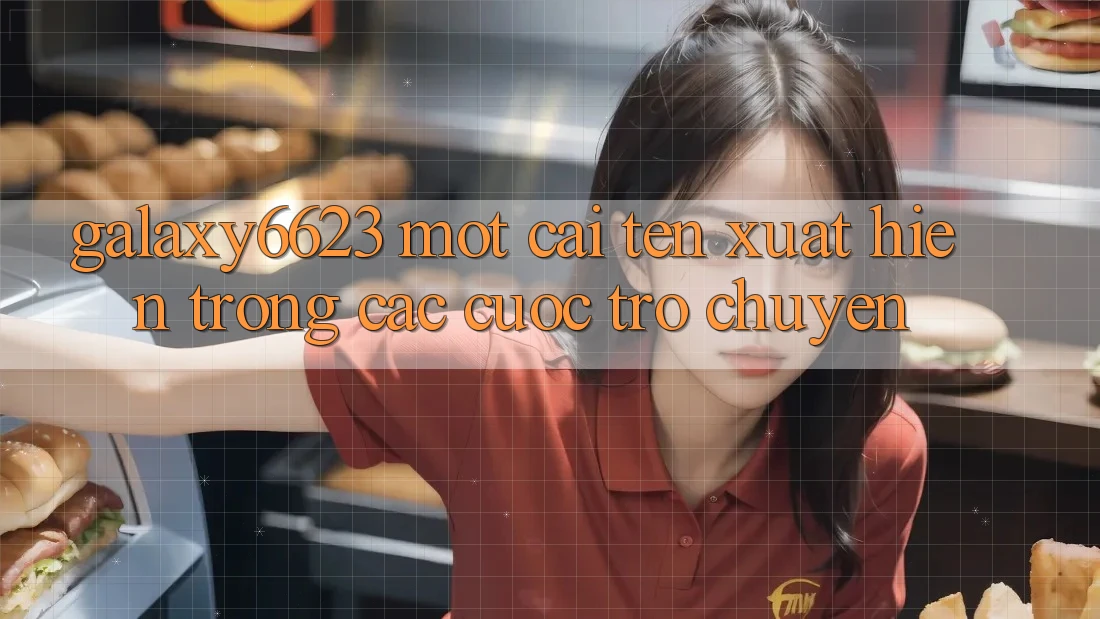 “Galaxy6623” – Một Cái Tên Xuất Hiện Trong Các Cuộc Trò Chuyện