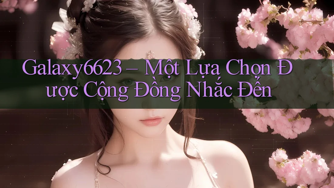 Galaxy6623 – Một Lựa Chọn Được Cộng Đồng Nhắc Đến