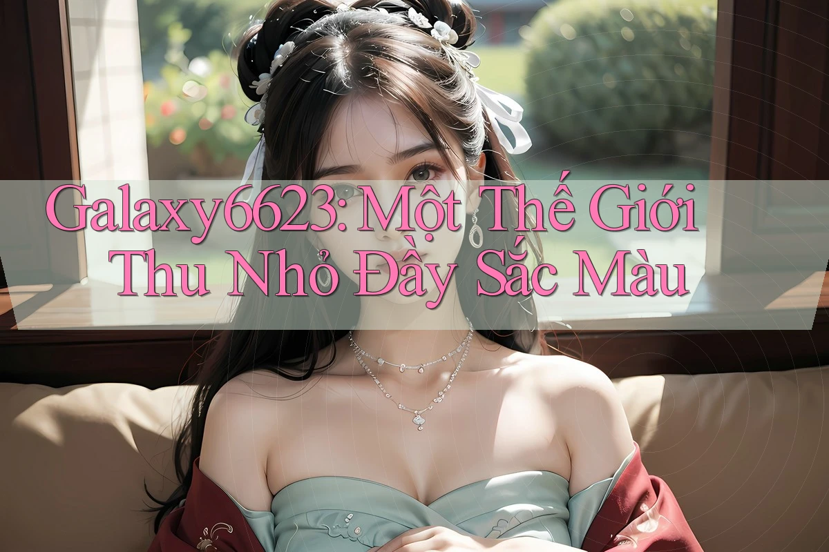 Galaxy6623: Một Thế Giới Thu Nhỏ Đầy Sắc Màu