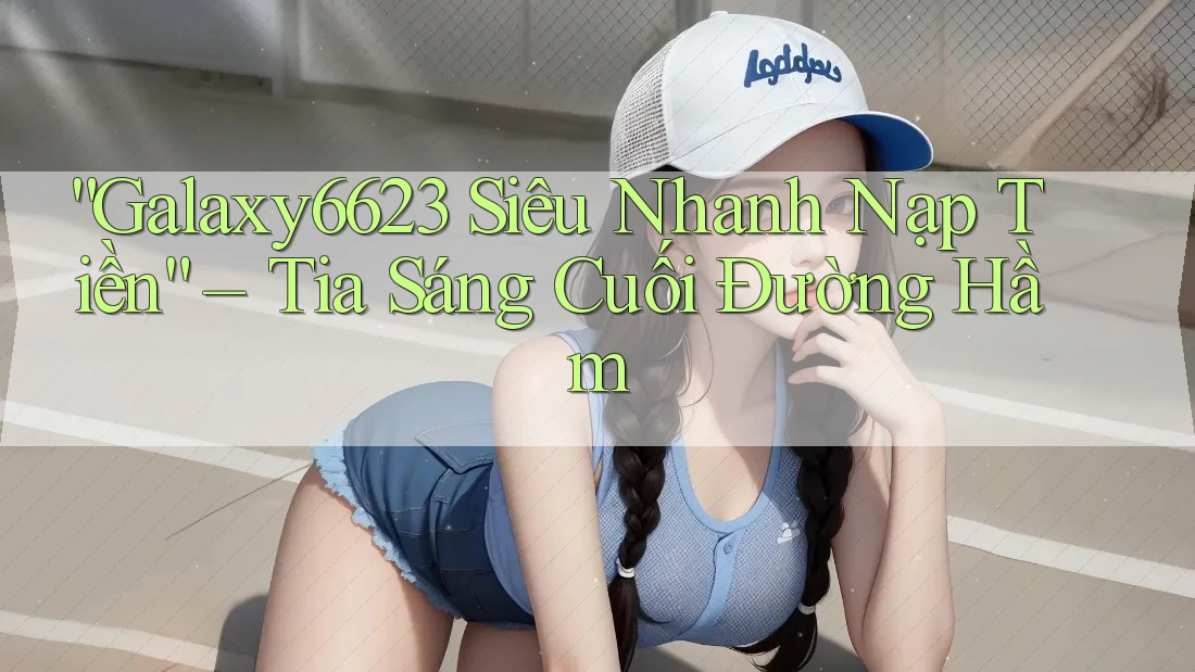 “Galaxy6623 Siêu Nhanh Nạp Tiền” – Tia Sáng Cuối Đường Hầm