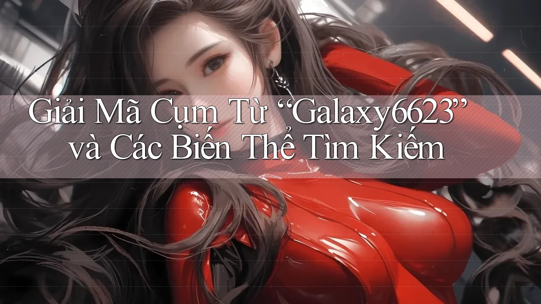 Giải Mã Cụm Từ “Galaxy6623” và Các Biến Thể Tìm Kiếm