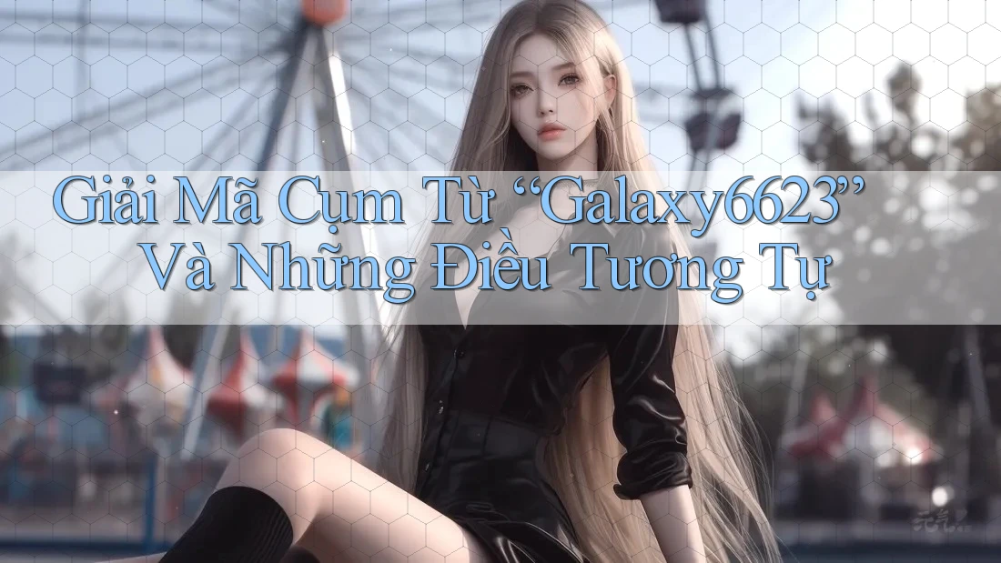 Giải Mã Cụm Từ “Galaxy6623” Và Những Điều Tương Tự Giải Mã Cụm Từ “Galaxy6623” Và Những Điều Tương Tự