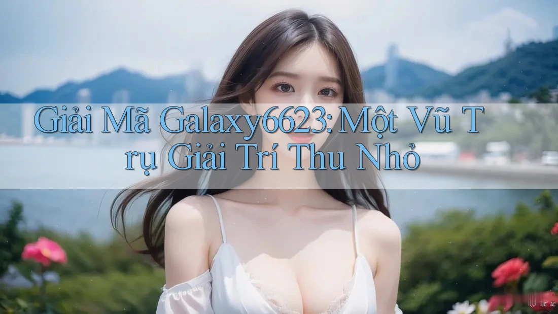 Giải Mã Galaxy6623: Một Vũ Trụ Giải Trí Thu Nhỏ