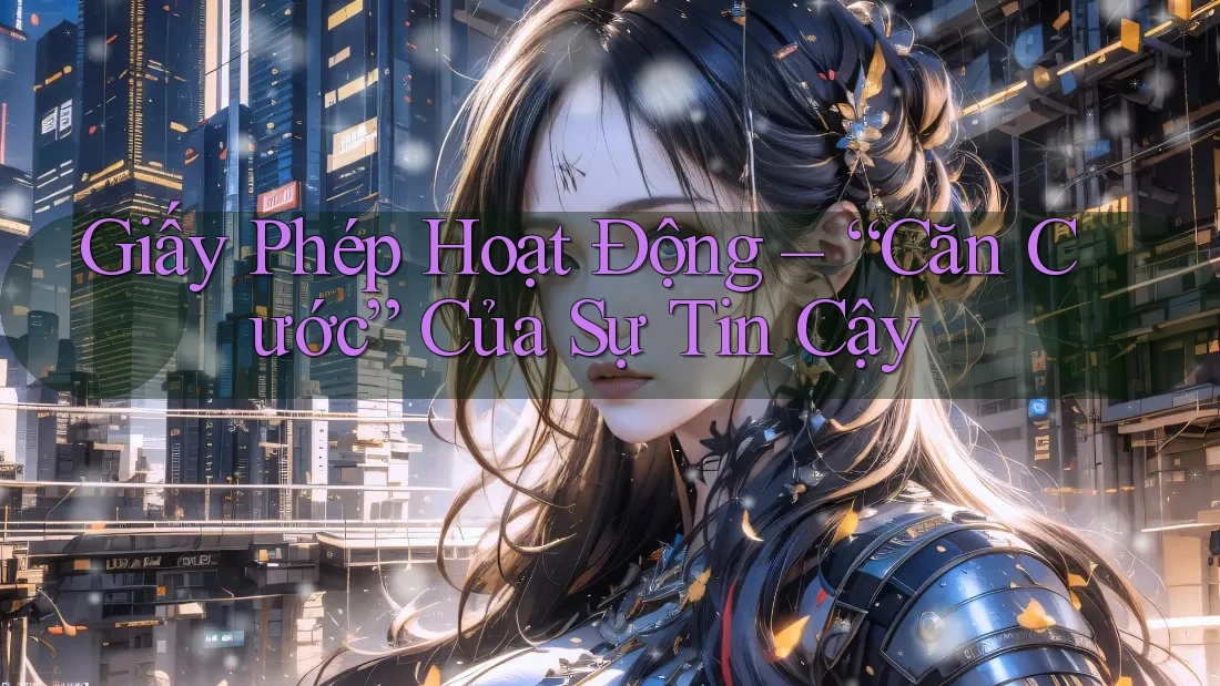 Giấy Phép Hoạt Động – “Căn Cước” Của Sự Tin Cậy