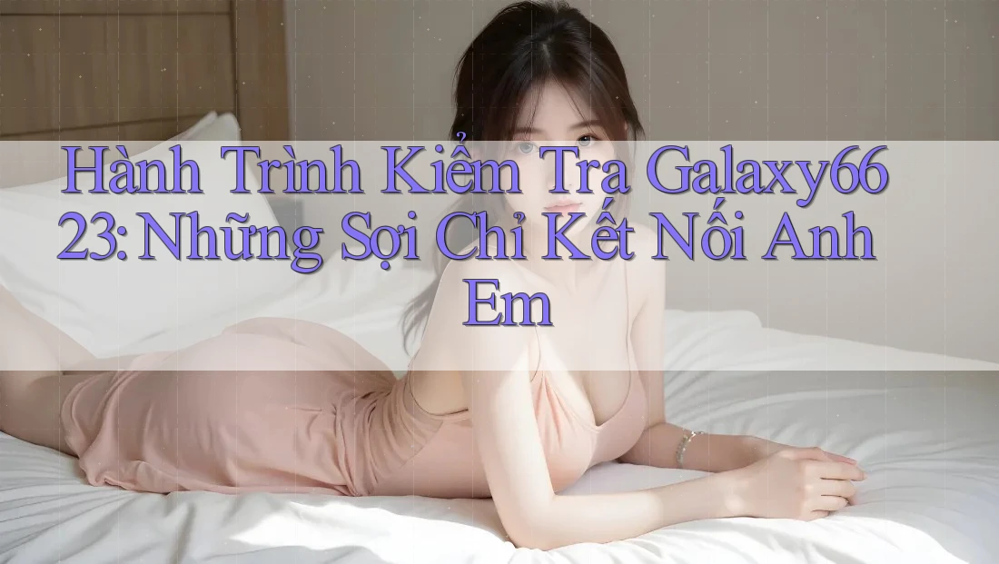 Hành Trình Kiểm Tra Galaxy6623: Những Sợi Chỉ Kết Nối Anh Em Hành Trình Kiểm Tra Galaxy6623: Những Sợi Chỉ Kết Nối Anh Em